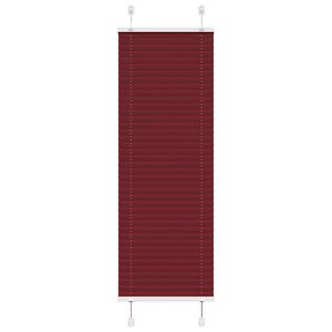 vidaXL Plissee Bordeauxrot 45x100 cm Stoffbreite 44,4 cm Polyester