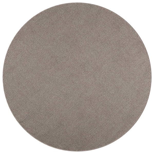 vidaXL Bereichsteppiche Rund LUGO Taupe &Oslash; 200 CM Polyester