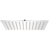 vidaXL Regenbrause Edelstahl 20x30 cm Rechteckig