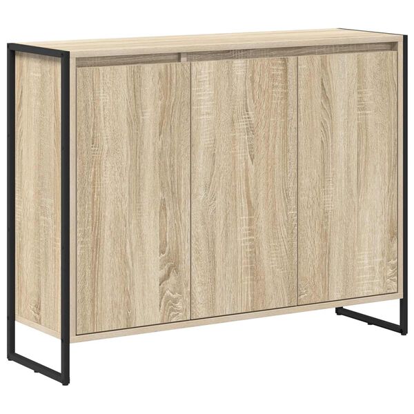 vidaXL Seitenschrank Sonoma 96,5 x 30 x 75 cm Holzwerkstoff