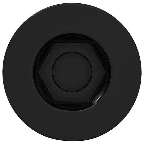 vidaXL Steckkappen-Schraube 2 pcs Schwarz 7 x 40 mm Eisen