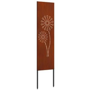 vidaXL Garten Sichtschutz-Leinwand Rostoptik 32 x 140 cm