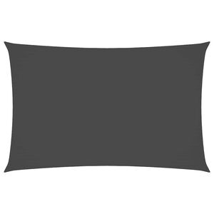 vidaXL Sonnensegel Oxford-Gewebe Rechteckig 2x5 m Anthrazit