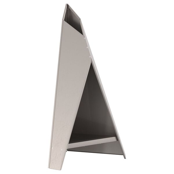 vidaXL Feuerstelle Braun 58 x 40 x 100 cm Wetterfeststahl