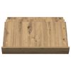 vidaXL Magazinregal Artisan-Eiche 65 x 53 x 28,5 cm Holzwerkstoff
