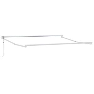 vidaXL Electric Awning Frame 3 x 2,5 m Wei&szlig;