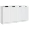 vidaXL Sideboards 2 Stk. Wei&szlig; 60x30x70 cm Holzwerkstoff