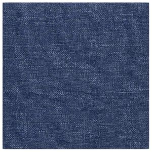 vidaXL Wandkopfteilen 12 stk. 30 x 30 cm Blau Stoff