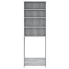vidaXL Waschmaschinenschrank Grau Sonoma 64x24x190 cm