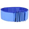 vidaXL Hundepool Faltbar Blau 300x40 cm PVC