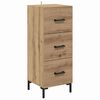 vidaXL Highboard Artisan-Eiche 34,5 x 34 x 180 cm Holzwerkstoff