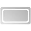 vidaXL LED-Badezimmerspiegel Transparent 70 x 40 cm Geh&auml;rtetes Glas