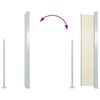 vidaXL Ausziehbare Seitenmarkise 120x300 cm Creme