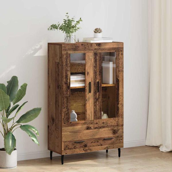 vidaXL Highboard Altholz 69,5 x 31 x 115 cm Holzwerkstoff