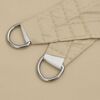 vidaXL Sonnensegel Oxford-Gewebe Quadratisch 3,6x3,6 m Beige