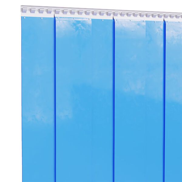vidaXL Türvorhang Blau 200x1,6 mm 10 m PVC