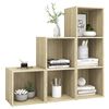 vidaXL 3-tlg. TV-Schrank-Set Sonoma-Eiche Holzwerkstoff