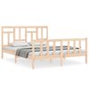 vidaXL Massivholzbett ohne Matratze 160x200 cm Kiefernholz