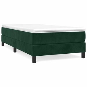 vidaXL Boxspringbettgestell Dunkelgr&uuml;n 80x200 cm Samt
