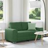 vidaXL Zweisitzer-Sofa Dunkelgr&uuml;n 120 cm Cordstoff