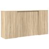 vidaXL Empfangstheke Sonoma-Eiche 200x50x103,5 cm Holzwerkstoff