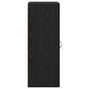 vidaXL Wandschrank Schwarz Eichen-Optik 34,5 x 34 x 90 cm