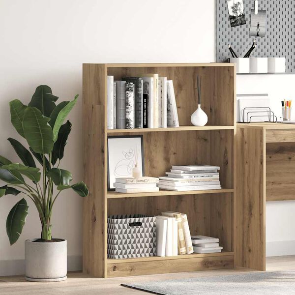 vidaXL B&uuml;cherregal Artisan-Eiche 80x24x109 cm Holzwerkstoff