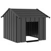 vidaXL Hundeh&uuml;tte mit Dach 85x107x81 cm Verzinkter Stahl