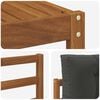 vidaXL Outdoor-Sofagarnitur mit Kissen 8 pcs Natur und Anthrazit
