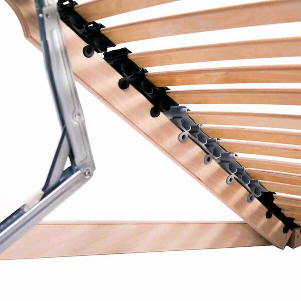 vidaXL Bett-Lattenrost Braun 80 x 190 cm Massivholz Buche