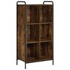 vidaXL B&uuml;cherregal 57 x 33 x 111 cm Holzwerkstoff R&auml;uchereiche