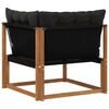vidaXL Outdoor Ecksofa Massivholz Akazie Natur