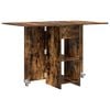 vidaXL Esstisch 115 x 70 x 75 cm Holzwerkstoff Ger&auml;ucherte Eiche