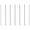 vidaXL 6-tlg. Paravent Wei&szlig; 300x220 cm Stoff
