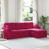 vidaXL Sofa Weinrot Gesamtabmessungen: 228 x 134 x 80 cm (B x T x H)