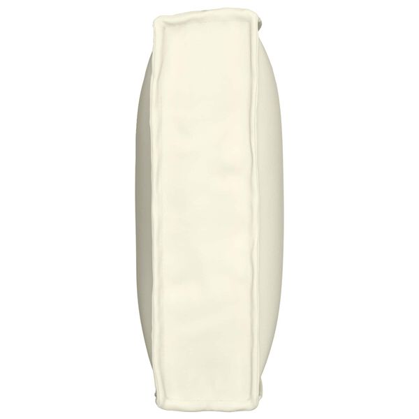 vidaXL Palettenkissen f&uuml;r R&uuml;ckenlehne mit Kissen Creme 80 x 40 x 12 cm