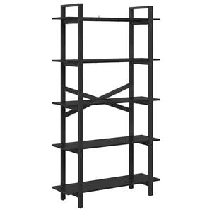 vidaXL B&uuml;cherregal 5 Ebenen 100 x 33,5 x 178 cm Holzwerkstoff