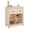 vidaXL Sideboard 70x35x80 cm Massivholz Kiefer
