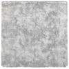 vidaXL Teppich Shaggy Hochflor NAVARRA Silbergrau 160x160 cm Polyester