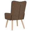 vidaXL Sessel Braun 63 x 67 x 94 cm Stoff und Sperrholz