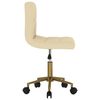vidaXL Esszimmerst&uuml;hle 2 Stk. Drehbar Creme Samt