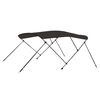 vidaXL 3-Bow Bimini-Top Schwarz 183x160x137 cm