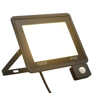 vidaXL LED-Fluter mit Sensor 100 W Warmwei&szlig;