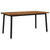 vidaXL Quadratischer Esstisch 160 x 90 x 75 cm Massivholz Akazie Natur