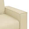 vidaXL Sofa Creme 180 x 80 x 84 cm Stoff