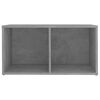 vidaXL TV-Schr&auml;nke 2 Stk. Betongrau 72x35x36,5 cm Holzwerkstoff