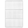vidaXL Grillrost 60 x 40 cm Edelstahl Silber