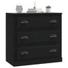 vidaXL Sideboard Schwarz 70x35,5x67,5 cm Holzwerkstoff