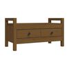 vidaXL Flurbank Honigbraun 80x40x43 cm Massivholz Kiefer