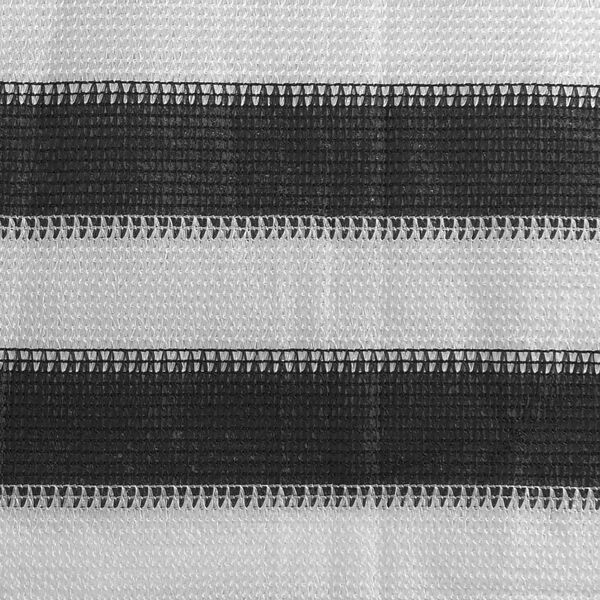 vidaXL Balkonsichtschutz HDPE 75x400 cm anthrazit und weiß